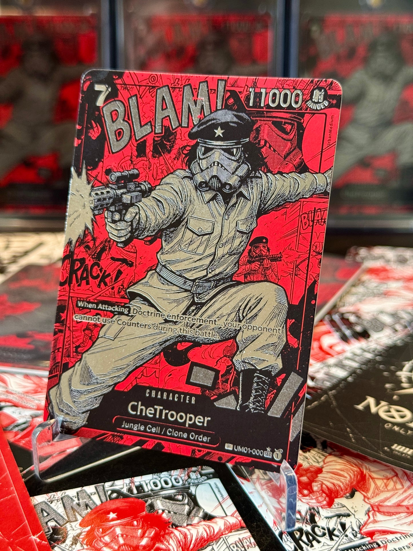 CheTrooper "No Peace" foil PROMO card